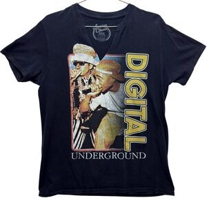 American Classics Mens M Tupac Digital Underground T-Shirt Hip Hop 90s Style